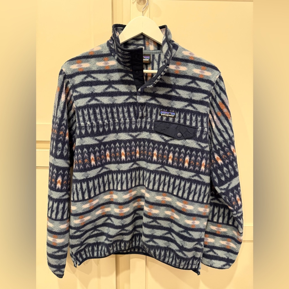 Patagonia Women's Synchilla Snap-T. Rare pattern.